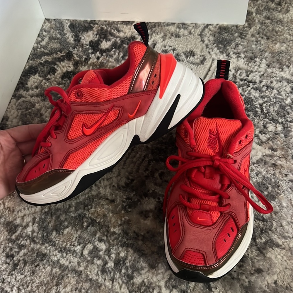 Nike m2k Tekno red sneakers size 6